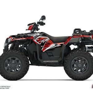 Kit Déco Quad Jungle Polaris 1000 Sportsman XP S Forest Noir Rouge () 2020-2023