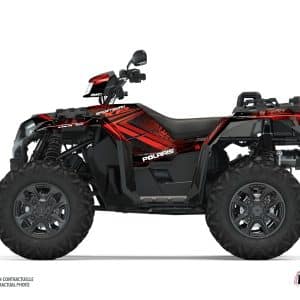 Kit Déco Quad Rock Polaris 1000 Sportsman XP S Forest Noir Rouge () 2020-2023