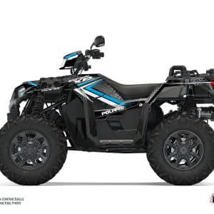 Kit Déco Quad Rock Polaris 1000 Sportsman XP S Forest Noir Bleu () 2020-2023