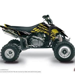 Kit Déco Quad Eraser Fluo Suzuki 450 LTR Jaune () 2006-2010