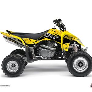 Kit Déco Quad Predator Suzuki 450 LTR Noir Jaune () 2006-2010
