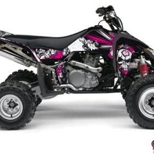 Kit Déco Quad Trash Suzuki 450 LTR Noir Rose () 2006-2010