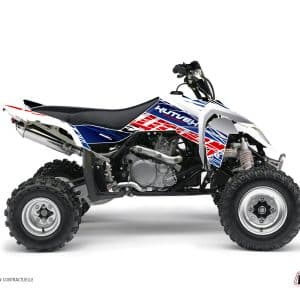 Kit Déco Quad Eraser Suzuki 450 LTR Bleu Rouge () 2006-2010