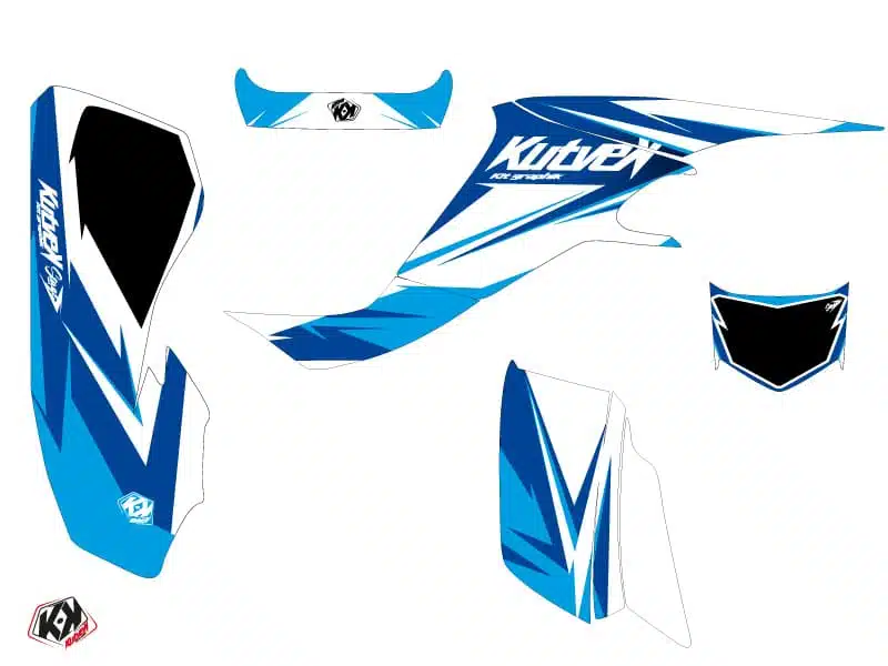 Kit Déco Quad Stage Suzuki 400 LTZ Bleu () 2003-2008 – Image 2