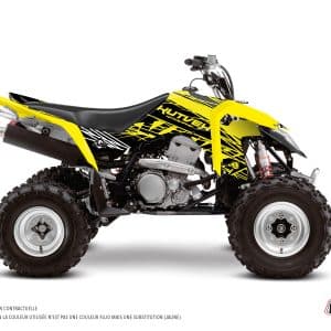 Kit Déco Quad Eraser Fluo Suzuki 400 LTZ IE Jaune () 2009-2011