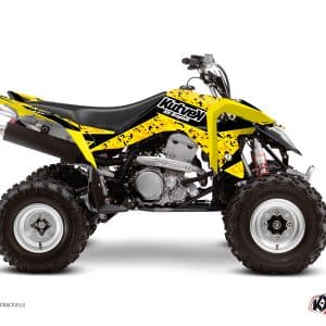 Kit Déco Quad Predator Suzuki 400 LTZ IE Noir Jaune () 2009-2011