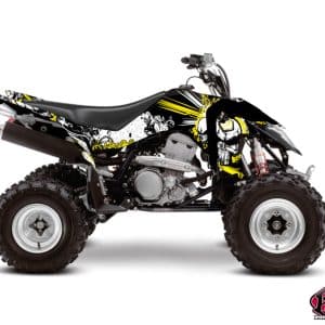 Kit Déco Quad Trash Suzuki 400 LTZ IE Noir Jaune () 2009-2011