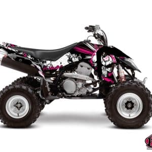 Kit Déco Quad Trash Suzuki 400 LTZ IE Noir Rose () 2009-2011