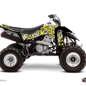 Kit Déco Quad Freegun Eyed Suzuki 400 LTZ IE Jaune () 2009-2011