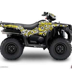 Kit Déco Quad Freegun Eyed Suzuki King Quad 500 Jaune () 2008-2018