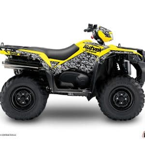 Kit Déco Quad Predator Suzuki King Quad 750 Jaune () 2008-2018