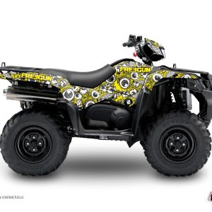 Kit Déco Quad Freegun Eyed Suzuki King Quad 750 Jaune () 2019-2023
