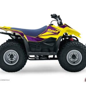 Kit Déco Quad Stage Suzuki 50 LT Jaune Violet () 1994-2001