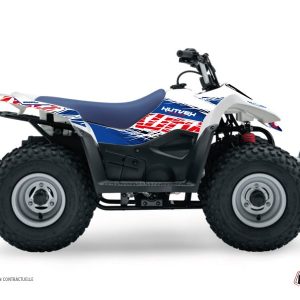 Kit Déco Quad Eraser Suzuki 80 LT Bleu Rouge () 1987-2005