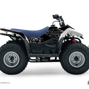 Kit Déco Quad Zombies Dark Suzuki 90 LTZ Noir () 2007-2014