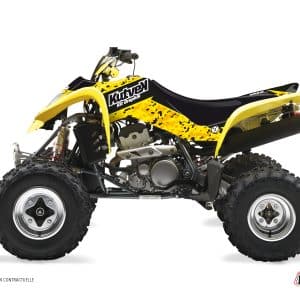 Kit Déco Quad Predator Suzuki 250 LTZ Noir Jaune () 2004-2010