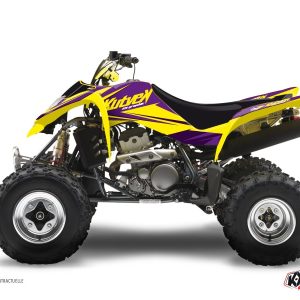 Kit Déco Quad Stage Suzuki 250 LTZ Jaune Violet () 2004-2010