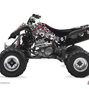 Kit Déco Quad Freegun Eyed Suzuki 250 LTZ Gris Rouge () 2004-2010
