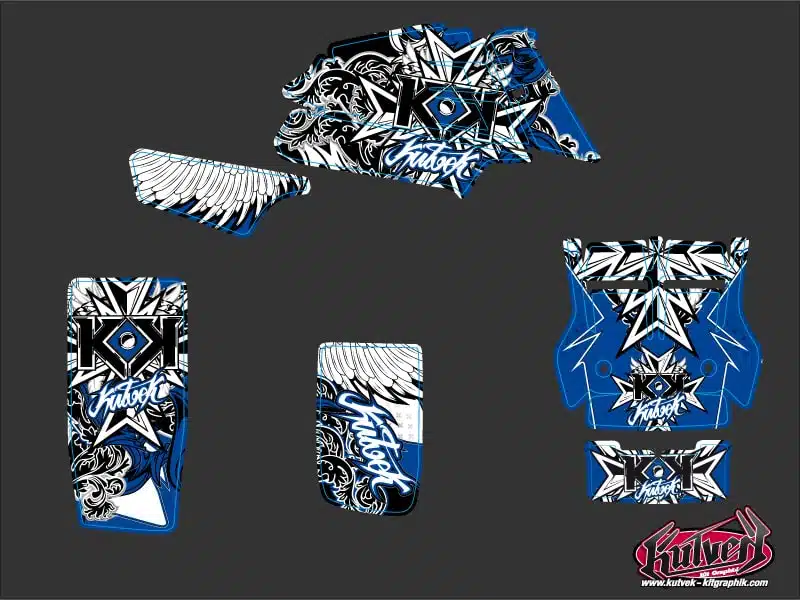 Kit Déco Quad Demon Yamaha Banshee Bleu () 1989-2006 – Image 2