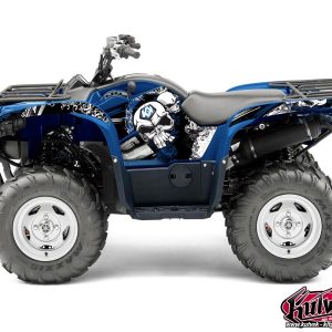 Kit Déco Quad Trash Yamaha 550-700 Grizzly Noir Bleu () 2009-2015