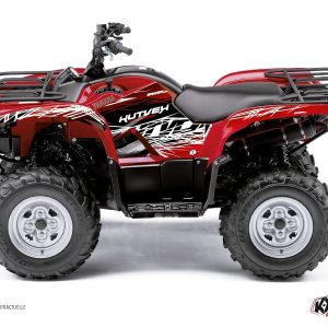 Kit Déco Quad Eraser Yamaha 550-700 Grizzly Rouge Blanc () 2009-2015