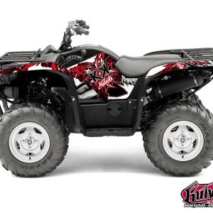 Kit Déco Quad Demon Yamaha 550-700 Grizzly Rouge () 2009-2015