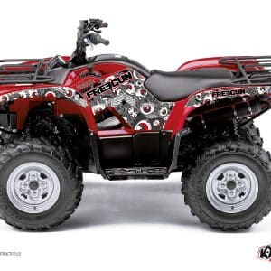 Kit Déco Quad Freegun Eyed Yamaha 550-700 Grizzly Rouge () 2009-2015