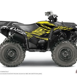 Kit Déco Quad Eraser Fluo Yamaha 700-708 Grizzly Jaune () 2016-2018