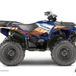 Kit Déco Quad Eraser Yamaha 700-708 Grizzly Bleu Orange () 2016-2018