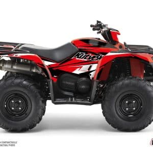 Kit Déco Quad Stage Yamaha 450 Kodiak Noir Rouge () 2003-2007