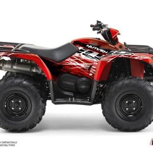 Kit Déco Quad Eraser Yamaha 450 Kodiak Rouge Blanc () 2018-2023
