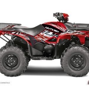 Kit Déco Quad Eraser Yamaha 700-708 Kodiak Rouge Blanc () 2016-2023
