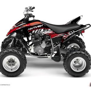 Kit Déco Quad Eraser Yamaha 250 Raptor Rouge Blanc () 2008-2013