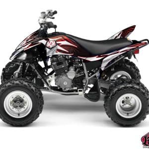 Kit Déco Quad Graff Yamaha 250 Raptor Rouge () 2008-2013