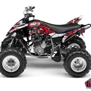 Kit Déco Quad Demon Yamaha 250 Raptor Rouge () 2008-2013