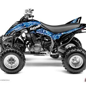 Kit Déco Quad Predator Yamaha 350 Raptor Bleu () 2004-2013