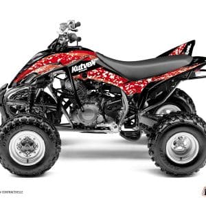 Kit Déco Quad Predator Yamaha 350 Raptor Rouge () 2004-2013