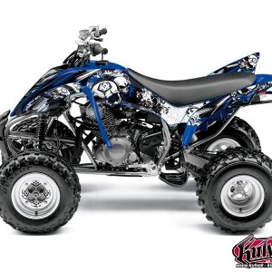 Kit Déco Quad Trash Yamaha 350 Raptor Noir Bleu () 2004-2013