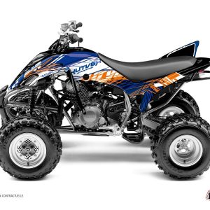 Kit Déco Quad Eraser Yamaha 350 Raptor Bleu Orange () 2004-2013
