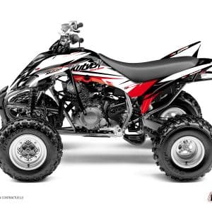Kit Déco Quad Stage Yamaha 350 Raptor Noir Rouge () 2004-2013