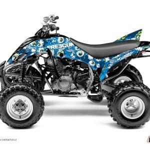 Kit Déco Quad Freegun Eyed Yamaha 350 Raptor Bleu () 2004-2013