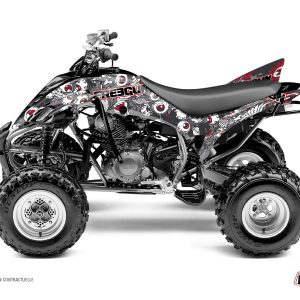 Kit Déco Quad Freegun Eyed Yamaha 350 Raptor Rouge () 2004-2013
