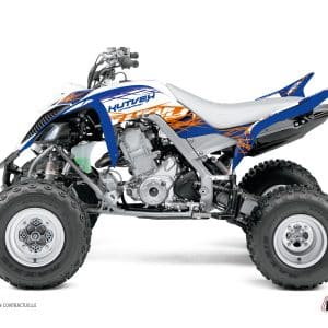 Kit Déco Quad Eraser Yamaha 660 Raptor Bleu Orange () 2001-2005