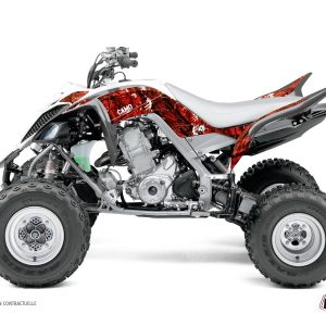 Kit Déco Quad Camo Yamaha 700 Raptor Rouge () 2006-2012