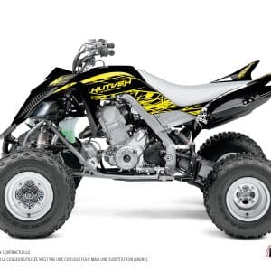 Kit Déco Quad Eraser Fluo Yamaha 700 Raptor Jaune () 2006-2012