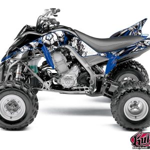 Kit Déco Quad Trash Yamaha 700 Raptor Noir Bleu () 2006-2012