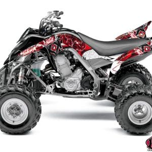 Kit Déco Quad Demon Yamaha 700 Raptor Rouge () 2006-2012