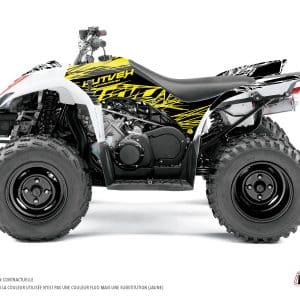 Kit Déco Quad Eraser Fluo Yamaha 350-450 Wolverine Jaune () 2006-2009