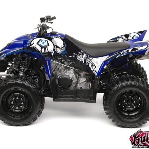 Kit Déco Quad Trash Yamaha 350-450 Wolverine Noir Bleu () 2006-2009