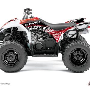 Kit Déco Quad Eraser Yamaha 350-450 Wolverine Rouge Blanc () 2006-2009
